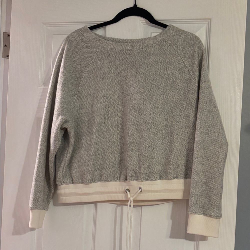 Women's loft Lou and Grey Sweater with Cream Accents